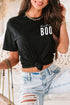 Black Mama BOO Casual Round Neck T-shirt
